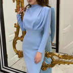 Zelia Exclusive Long Sleeve Maxi Dress Everyday Luxe Edit