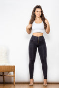 Plus Size High Waist Butt Lifting Yoga Denim Jeans