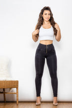 Plus Size High Waist Butt Lifting Yoga Denim Jeans
