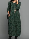 Begoña Chic Printed Dress Elevated Occasion Wear