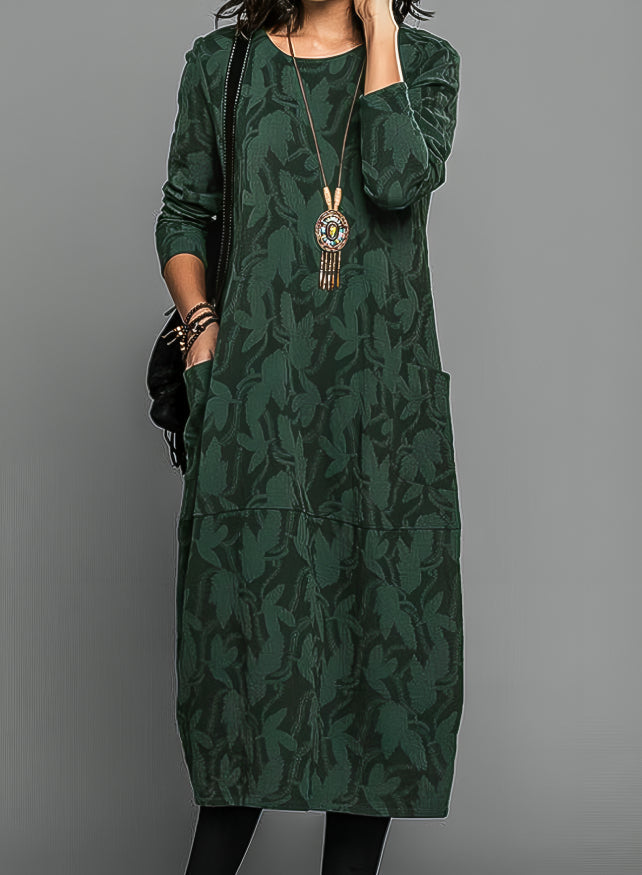 Sabina Boutique Printed Dress Elevated Occasion Wear