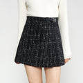 Fajr Black Pleated Skirt