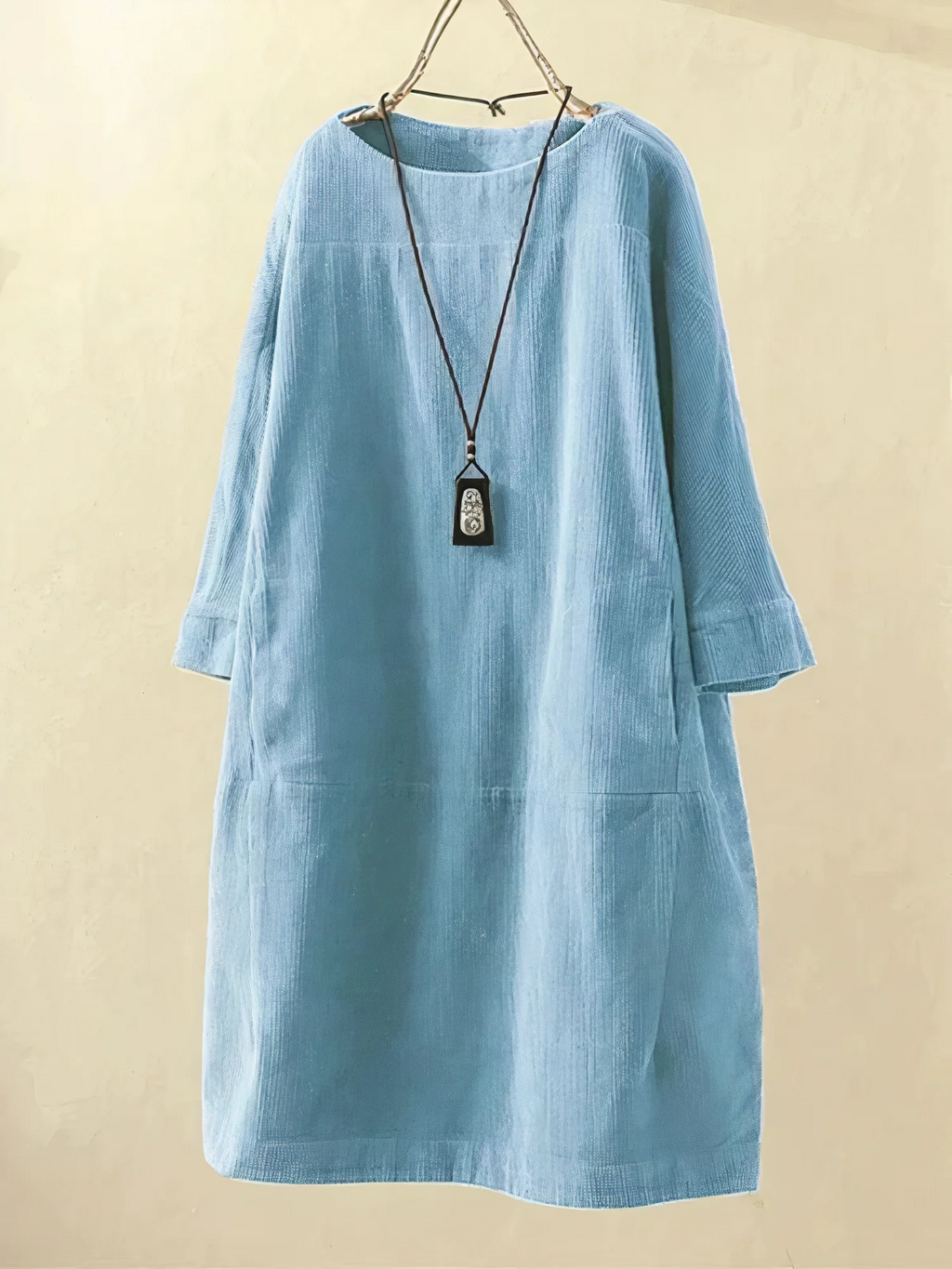 Brenda Aesthetic Corduroy Dress Statement Occasion Edit