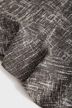 Dim Grey Mermaid Hem Mini Dress