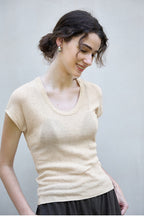 Lightweight Crewneck Knit Top
