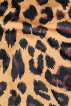 Sleeveless Leopard Print Maxi Dress
