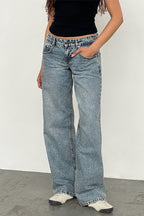 Classic Relaxed Fit Straight Leg Jeans