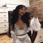Hour Enchanting Rhinestone Halter Top