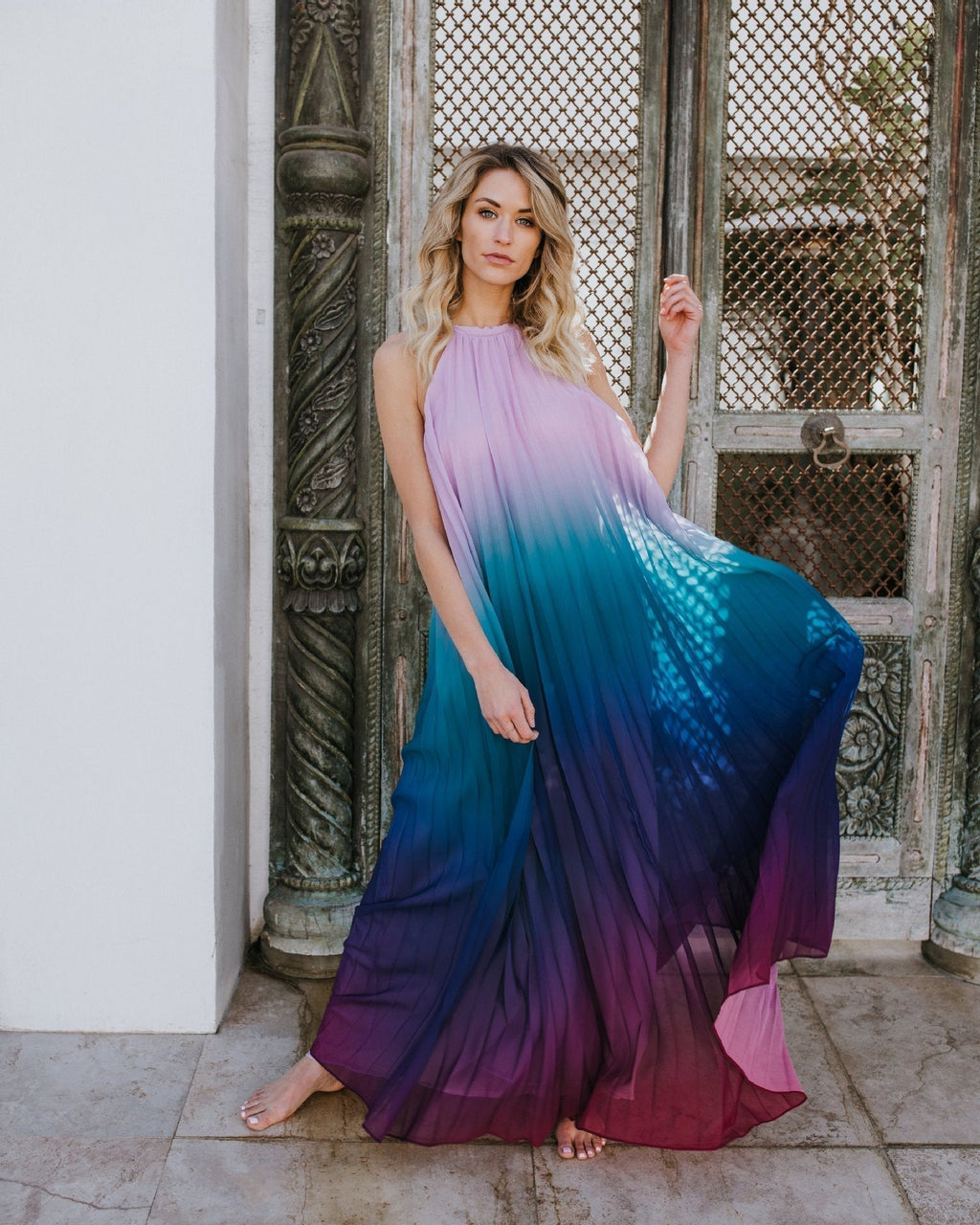 Tropic Of Discussion Cotton Tiered Maxi Dress FINAL
