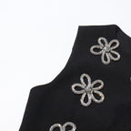 Tamsin Black Diamonds Mini Dress