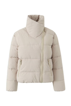 Stand Collar Zipper Windproof Cotton Coat