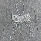 Glamour Ethereal Crystal-Chain Cami Top