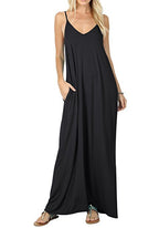 Olivian Pocketed Maxi Dress Black