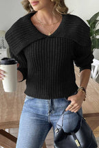 New Fashion Trend Design Lapel Sweater