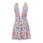 Fiorella Exclusive Summer Floral Skater Dress Evening Wear Edit