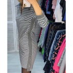 Eos Button Dress for Women Brunch Outfit Idea