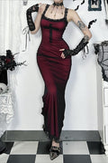 Cross Layered Gothic Dress