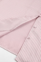 Loose Fit Long Sleeve Casual Detachable Collar Blouse