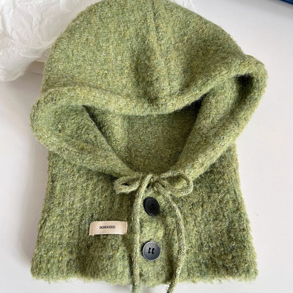 Vintage Balaclava Knit Neck Warmer Hat
