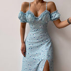Alphonsine Statement V Neck Cocktail Dress Chic Silhouette Collection