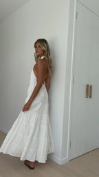 Gardenia Statement Wide Dress Evening Wear Edit