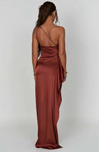 Ariana Premium Satin Maxi Dress Designer Edit