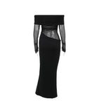 Alisha Off Shoulder Dress Black