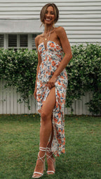 River Maxi Dress Orange