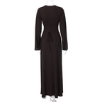 Elizabeth Maxi Dress Brown