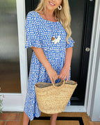 Samantha Timeless Casual Polka Dot Dress Designer Edit