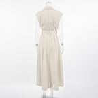 Rustin Midi Dress Khaki