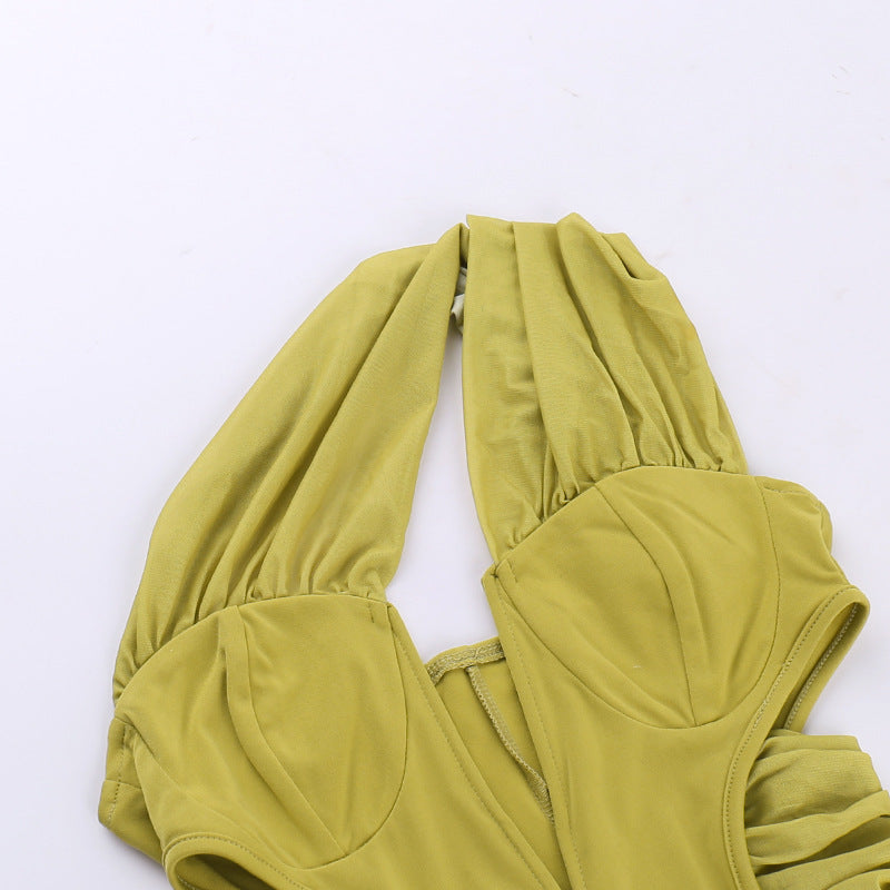 Davina Midi Dress Green