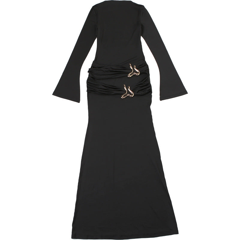 Crimson Embrace dress Black