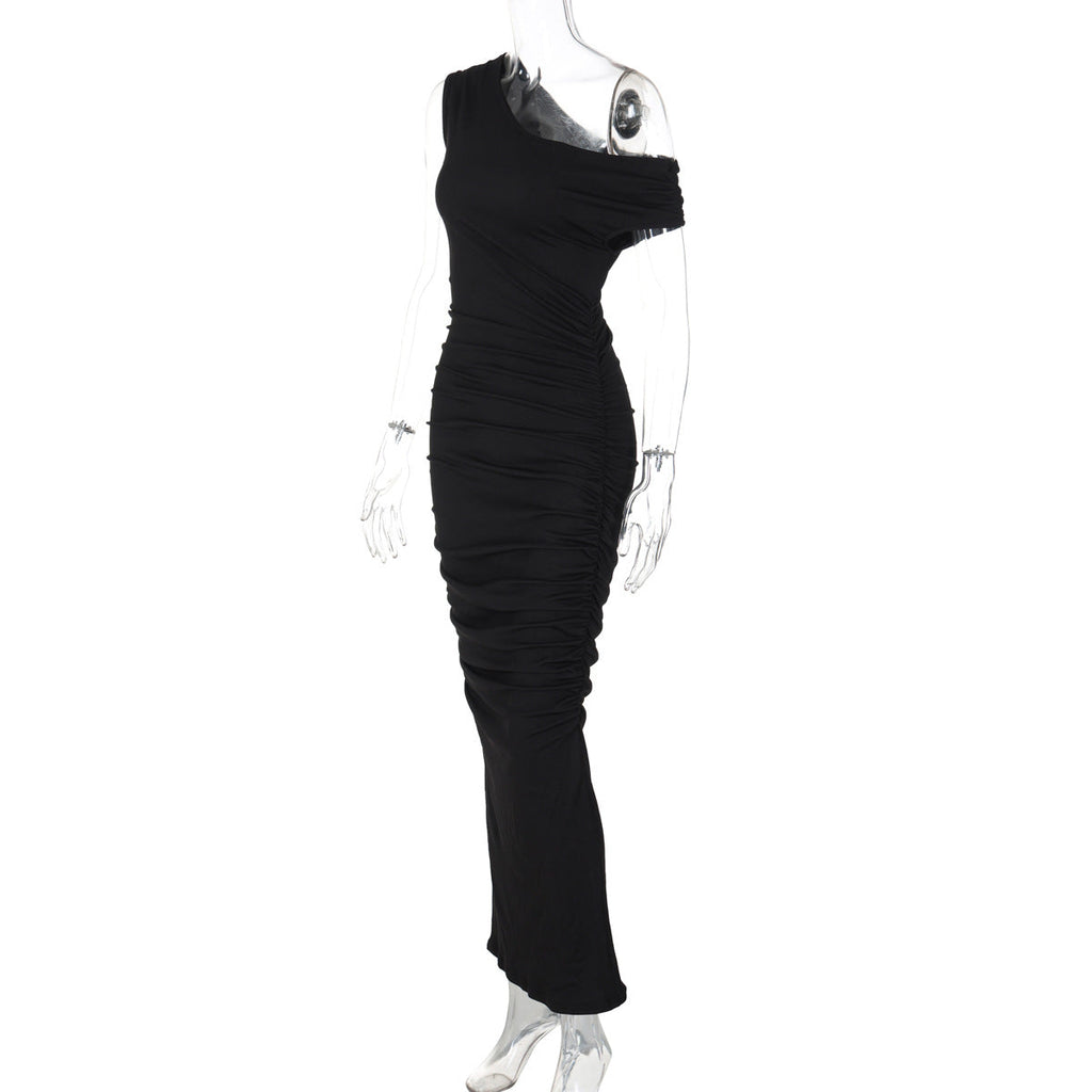 Mystical Off Shoulder Dress Black