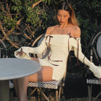Rhode Mini Dress Apricot