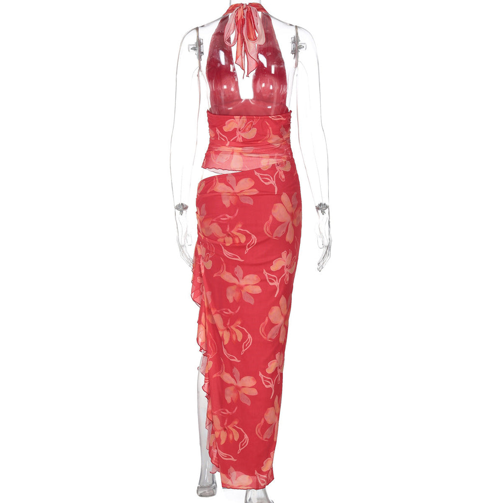 Rebus Maxi Dress Red