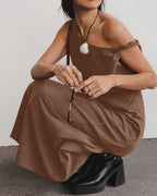 Westwick Maxi Dress Brown