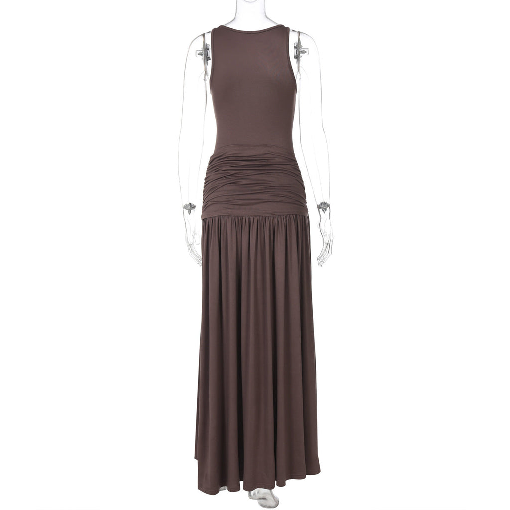 Niger Maxi Dress Brown