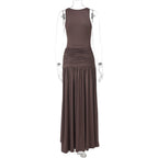 Niger Maxi Dress Brown