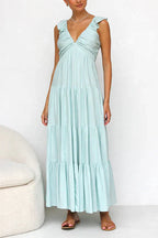 Crisanta Chic and Relaxed Summer Dress for Women Light Breezy Style