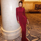 Red Rose Maxi Dress Red