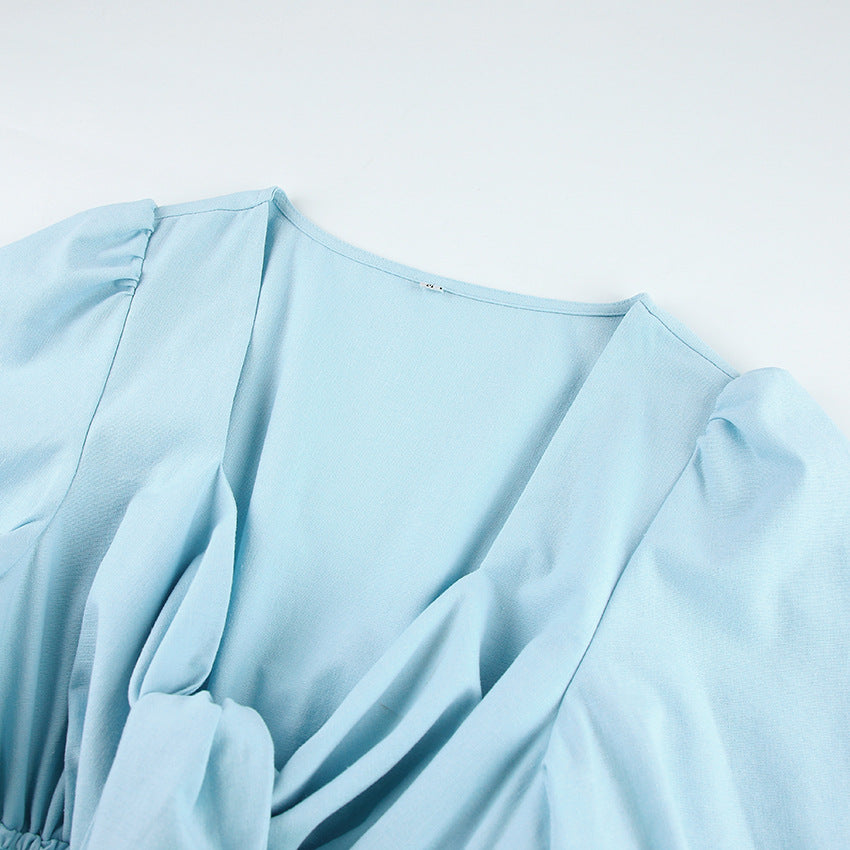 Sky Midi Dress Blue