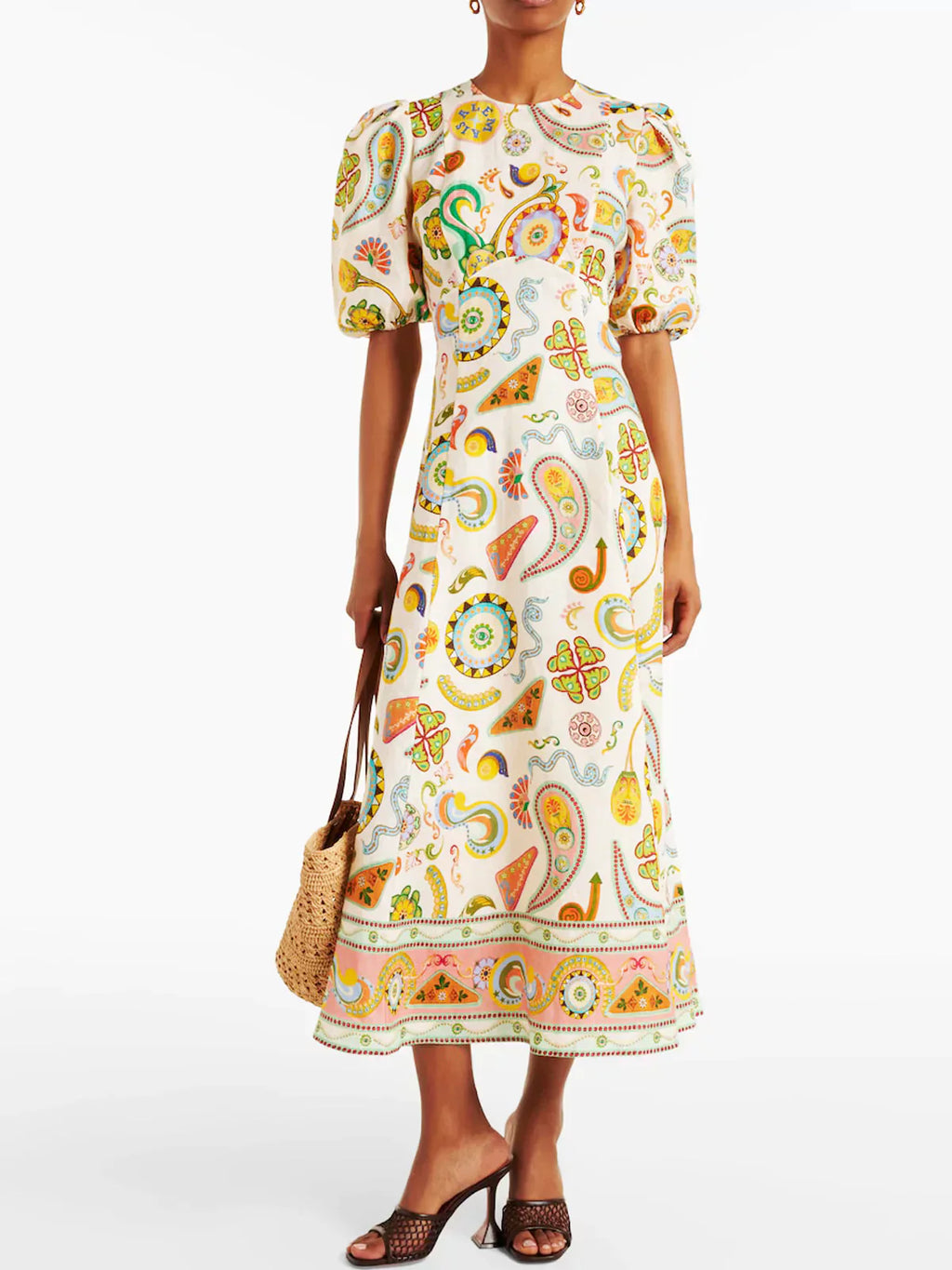 Arcade Dreams Printed Midi Dress