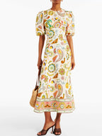 Arcade Dreams Printed Midi Dress
