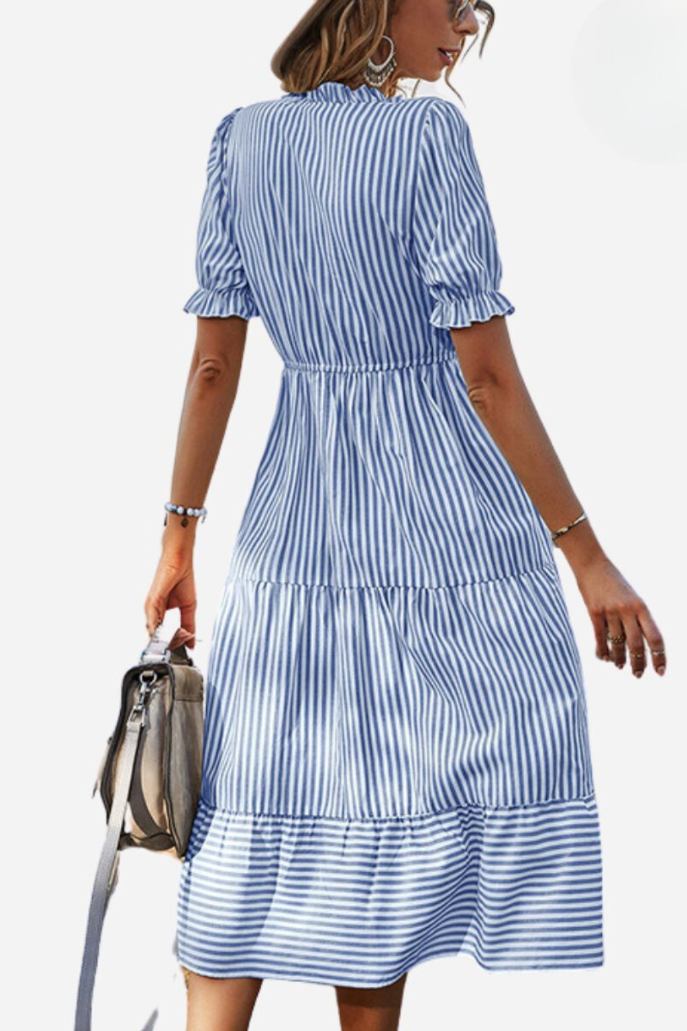 Lisa Chic Stylish Summer Dress Elevated Occasion Wear