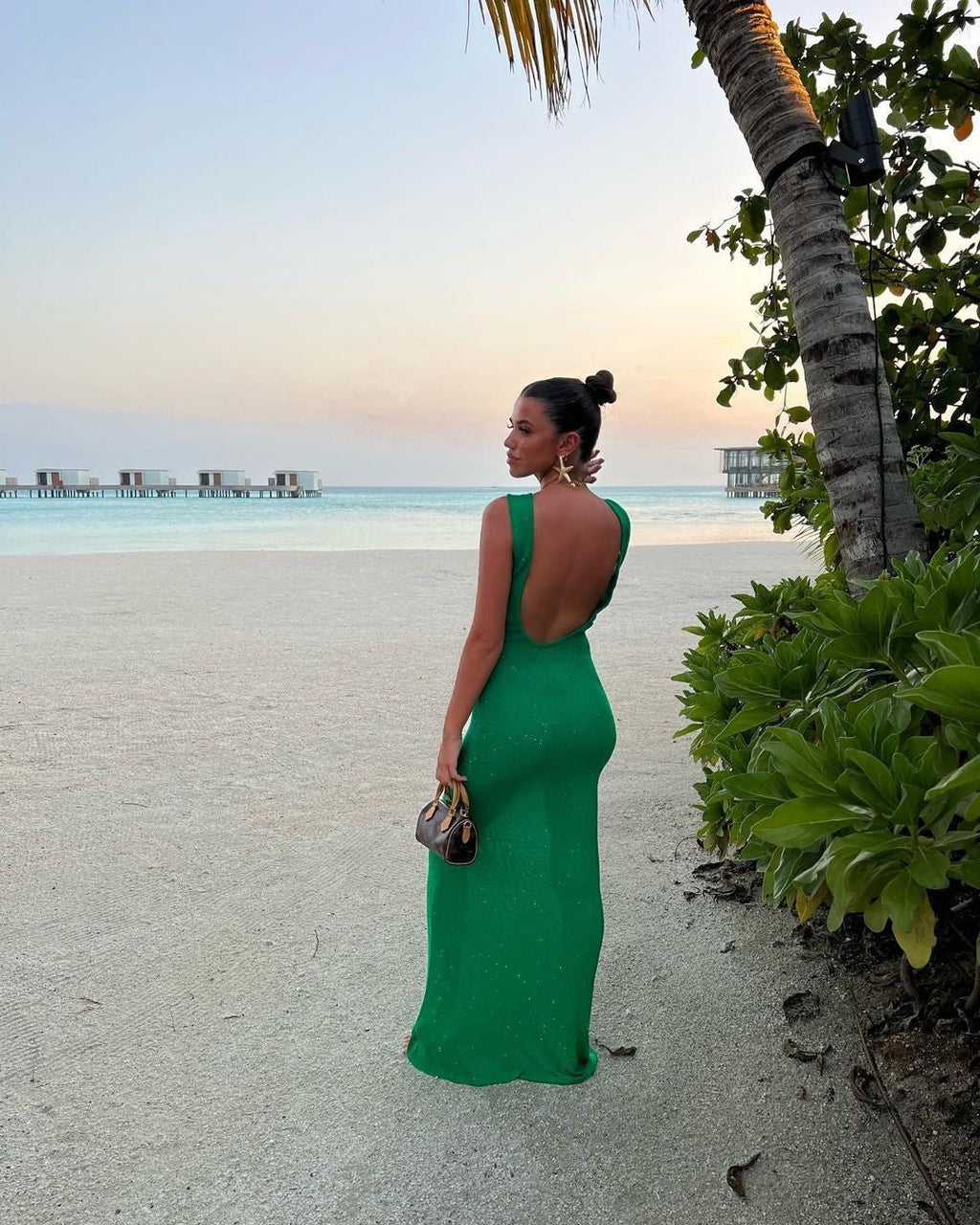 Alfonso Maxi Dress Green