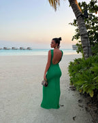Alfonso Maxi Dress Green