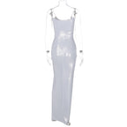 Vinson Maxi Dress Silver