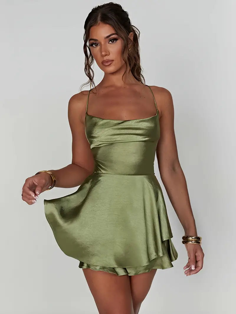 Alegría Timeless Seductive Silk Cocktail Dress Designer Edit