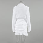 Greece Babe Mini Dress White